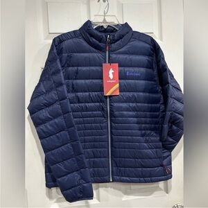 Cotopaxi Women’s XL Fuego Down Jacket Puffer Puff Navy Blue NWT Maritime